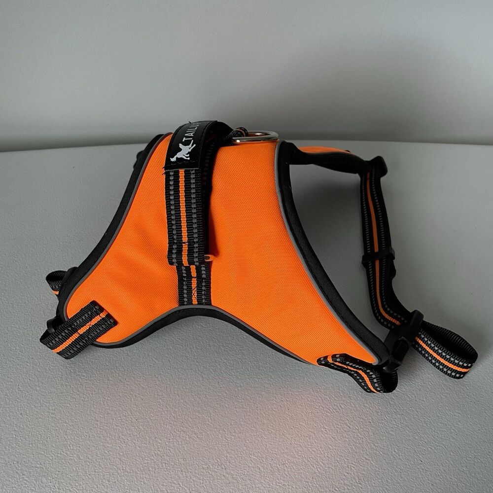 TAILUP No-Pull Dog Harness Orange Black For Walking & Training Safely Size XL - Picture 5 of 10